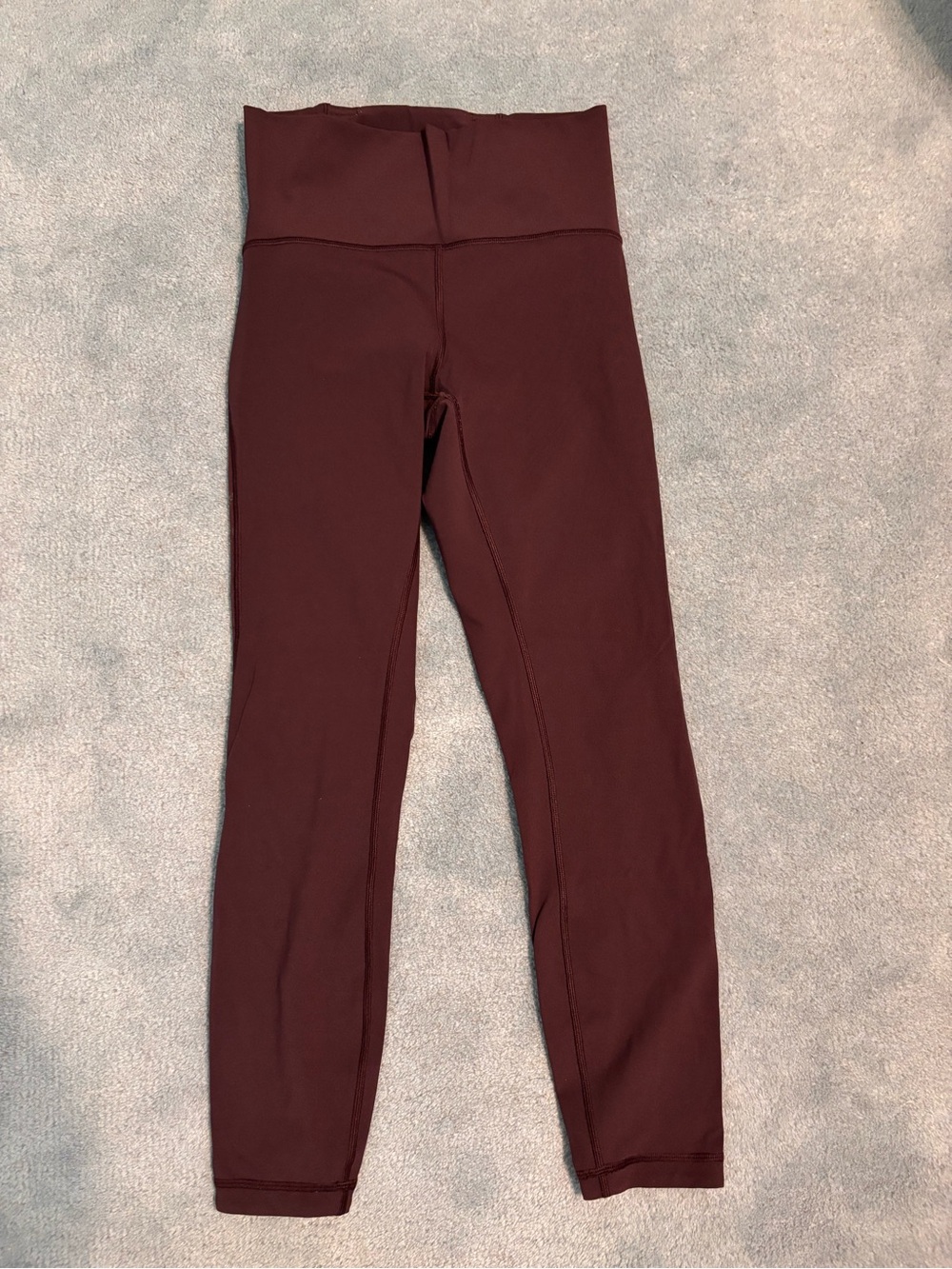 Lululemon High-Waist Burgundy Leggings